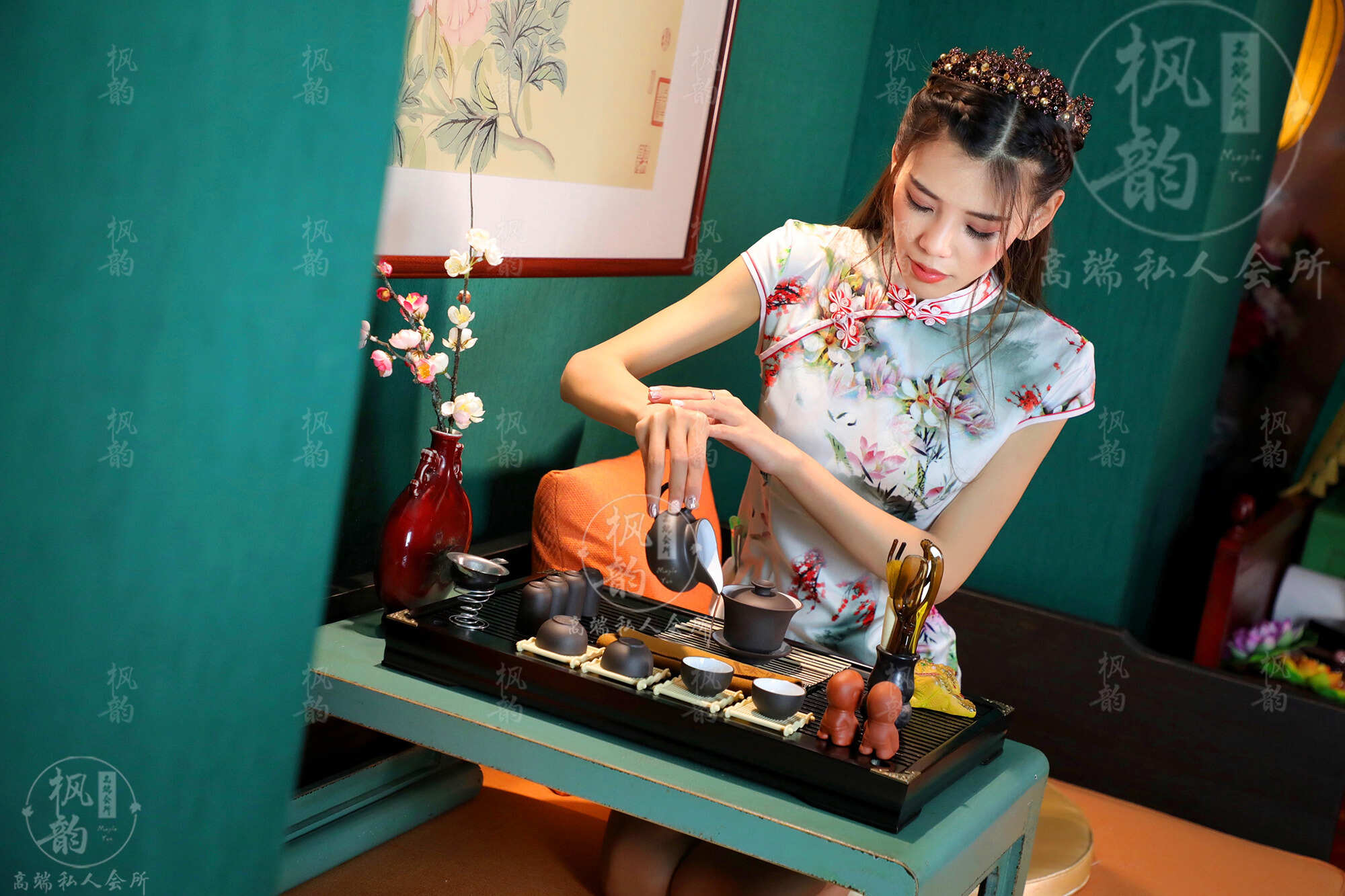 珠海同学推荐的上海天花板spa会馆实体店,会馆环境古色古香,人也很亲切很可爱哦